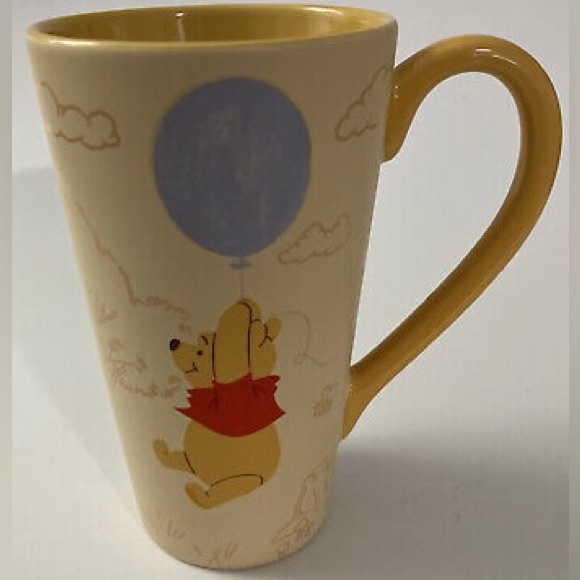 Disney Store Winnie the Pooh 16 oz. Tall Mug 
6” tall, 3 1/2” wide - Picture 1 of 4